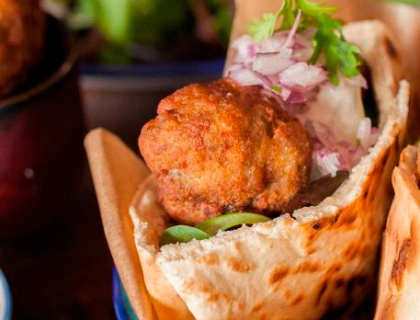 Pita de albóndigas de cordero Pita de albóndigas de cordero