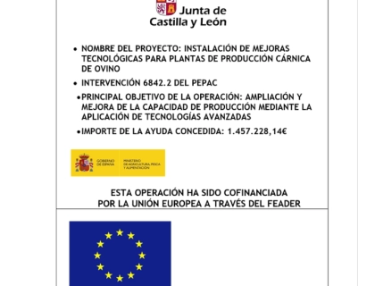 Proyecto: Instalación de mejoras tecnológicas para plantas de producción cárnica de ovino.